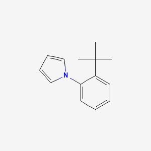 molecular formula C14H17N B1397731 1-(2-叔丁基苯基)-1H-吡咯 CAS No. 1355334-82-5