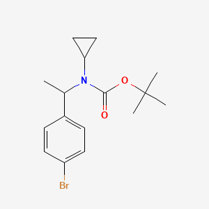Tert-butyl (1-(4-bromophenyl)ethyl)(cyclopropyl)carbamate