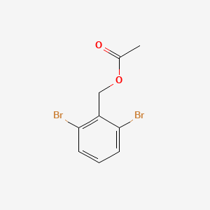 molecular formula C9H8Br2O2 B1397736 2,6-Dibromobenzyl acetate CAS No. 1147858-83-0