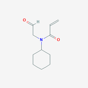 molecular formula C11H17NO2 B1397737 N-cyclohexyl-N-(2-oxoethyl)acrylamide CAS No. 1035229-42-5
