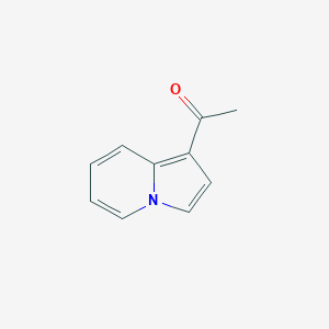 molecular formula C10H9NO B139775 1-(Indolizin-1-yl)ethanone CAS No. 128353-08-2