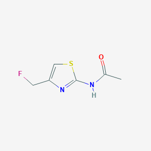 molecular formula C6H7FN2OS B1397751 N-(4-(fluoromethyl)thiazol-2-yl)acetamide CAS No. 1217486-96-8