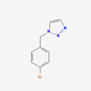 molecular formula C9H8BrN3 B13977539 1-(4-Bromobenzyl)-1H-1,2,3-triazole 