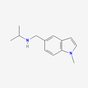 molecular formula C13H18N2 B1397755 [(1-Methyl-1H-indol-5-yl)methyl](propan-2-yl)amine CAS No. 1343649-84-2