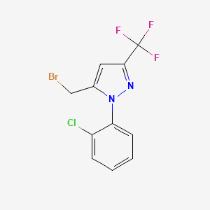 5-bromomethyl-1-(2-chlorophenyl)-3-trifluoromethyl-1H-pyrazole