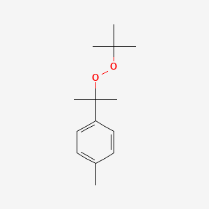 molecular formula C14H22O2 B13977567 tert-Butyl 1-methyl-1-(4-tolyl)ethyl peroxide CAS No. 52031-76-2