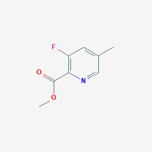 molecular formula C8H8FNO2 B13977641 Methyl 3-fluoro-5-methylpicolinate 