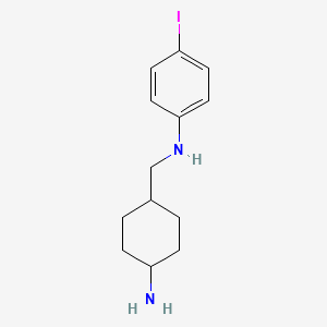 molecular formula C13H19IN2 B1397768 trans-(4-Aminocyclohexylmethyl)-(4-iodophenyl)-amine CAS No. 2168816-76-8