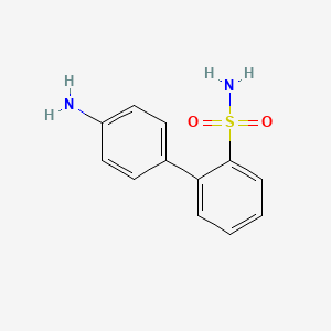 molecular formula C12H12N2O2S B13977680 4'-Amino[1,1'-biphenyl]-2-sulfonamide CAS No. 221290-17-1