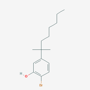 molecular formula C15H23BrO B139777 2-Bromo-5-(2-methyloctan-2-YL)phenol CAS No. 70120-14-8