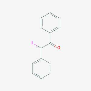molecular formula C14H11IO B13977720 Ethanone, 2-iodo-1,2-diphenyl- CAS No. 24242-77-1
