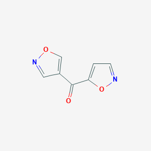 molecular formula C7H4N2O3 B13977737 Isoxazol-4-yl(isoxazol-5-yl)methanone 