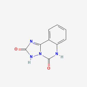 molecular formula C9H6N4O2 B13977800 [1,2,4]Triazolo[1,5-c]quinazoline-2,5(3H,6H)-dione 