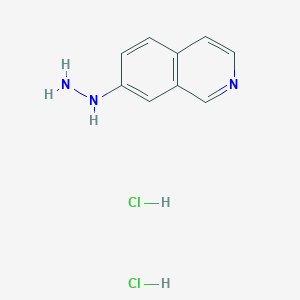 molecular formula C9H11Cl2N3 B13977805 7-Hydrazinylisoquinoline dihydrochloride 