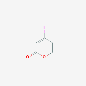 molecular formula C5H5IO2 B13977848 4-Iodo-5,6-dihydro-2H-pyran-2-one CAS No. 214914-71-3