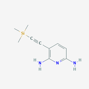 2,6-Pyridinediamine, 3-[2-(trimethylsilyl)ethynyl]-