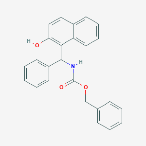 molecular formula C25H21NO3 B13977942 benzyl N-[(2-hydroxynaphthalen-1-yl)-phenylmethyl]carbamate 