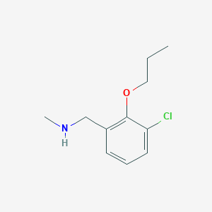 (3-Chloro-2-propoxy-benzyl)-methyl-amine