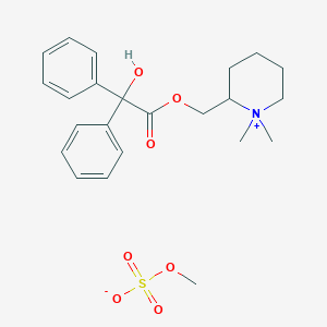 molecular formula C23H31NO7S B013978 甲硫酸贝沃尼 CAS No. 5205-82-3
