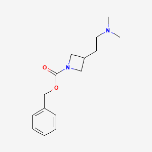 molecular formula C15H22N2O2 B13978032 Benzyl 3-(2-(dimethylamino)ethyl)azetidine-1-carboxylate 