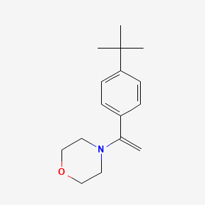 molecular formula C16H23NO B13978040 4-[1-(4-tert-Butylphenyl)ethenyl]morpholine CAS No. 852816-30-9
