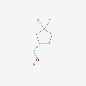molecular formula C6H10F2O B1397808 (3,3-Difluorocyclopentyl)methanol CAS No. 883731-63-3