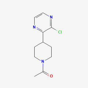 1-(4-(3-Chloropyrazin-2-yl)piperidin-1-yl)ethanone