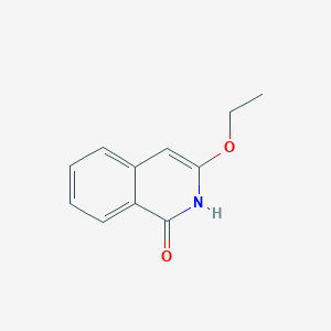 molecular formula C11H11NO2 B13978123 3-Ethoxy-1(2H)-isoquinolinone CAS No. 59048-51-0