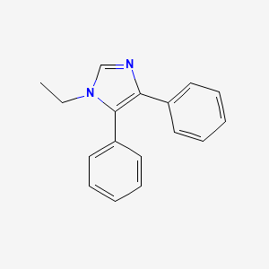 molecular formula C17H16N2 B13978157 1-Ethyl-4,5-diphenyl-1h-imidazole CAS No. 1632-82-2