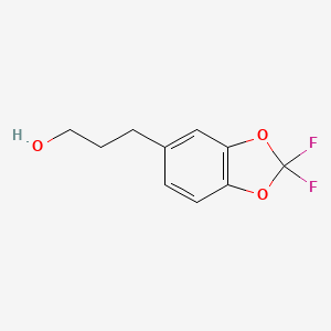 2,2-Difluoro-5-(3-hydroxypropyl)-1,3-benzodioxole