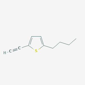 molecular formula C10H12S B13978191 2-Butyl-5-ethynylthiophene 
