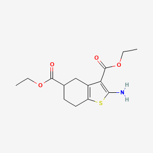 Diethyl 2-amino-4,5,6,7-tetrahydrobenzo-[b]thiophene-3,5-dicarboxylate