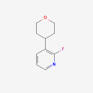 2-Fluoro-3-(tetrahydro-2H-pyran-4-yl)pyridine