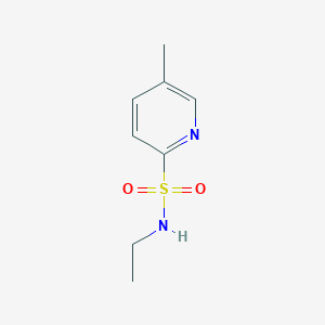 molecular formula C8H12N2O2S B13978318 N-ethyl-5-methylpyridine-2-sulfonamide 