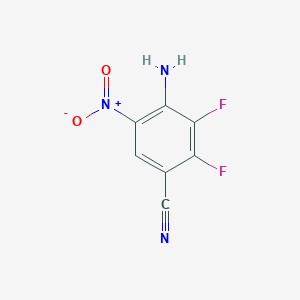 4-Amino-2,3-difluoro-5-nitrobenzonitrile