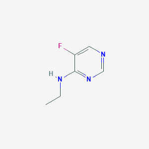 molecular formula C6H8FN3 B13978522 N-ethyl-5-fluoropyrimidin-4-amine 