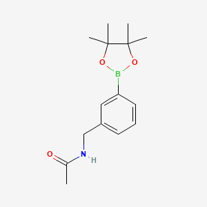N-{[3-(tetramethyl-1,3,2-dioxaborolan-2-yl)phenyl]methyl}acetamide