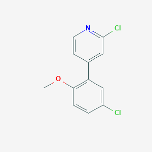 2-Chloro-4-(5-chloro-2-methoxyphenyl)pyridine