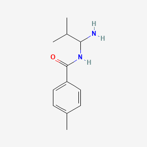 molecular formula C12H18N2O B13978592 N-(1-amino-2-methylpropyl)-4-methylbenzamide CAS No. 791575-93-4