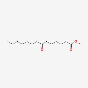 molecular formula C15H28O3 B13978624 Tetradecanoic acid, 7-oxo-, methyl ester CAS No. 54527-03-6