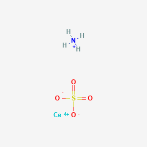 molecular formula CeH4NO4S+3 B13978664 Azanium;cerium(4+);sulfate 