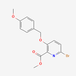 Methyl 6-bromo-3-(4-methoxybenzyloxy)picolinate