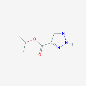 molecular formula C6H9N3O2 B13978759 Isopropyl 1H-1,2,3-triazole-4-carboxylate 