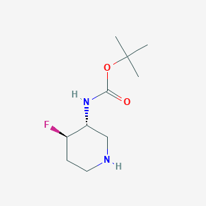 tert-butyl N-[(3R,4R)-4-fluoropiperidin-3-yl]carbamate