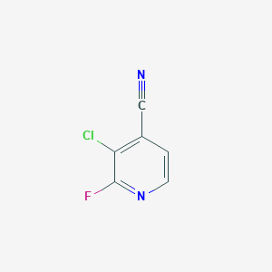 molecular formula C6H2ClFN2 B13978824 3-Chloro-2-fluoroisonicotinonitrile 