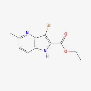 3-Bromo-5-methyl-4-azaindole-2-carboxylic acid ethyl ester