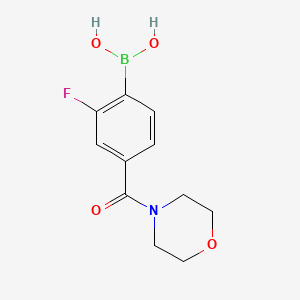 (2-Fluoro-4-(morpholine-4-carbonyl)phenyl)boronic acid