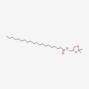 molecular formula C26H50O4 B13978862 (2,2-Dimethyl-1,3-dioxolan-4-yl)methyl icosanoate CAS No. 57156-96-4