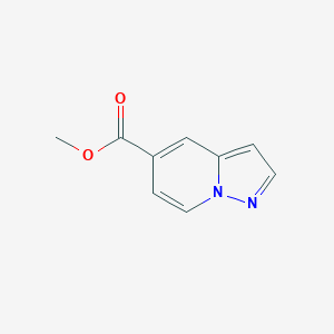 molecular formula C9H8N2O2 B1397891 Methyl pyrazolo[1,5-a]pyridine-5-carboxylate CAS No. 1101120-07-3
