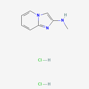 molecular formula C8H11Cl2N3 B13978931 N-Methylimidazo[1,2-a]pyridin-2-amine dihydrochloride 
